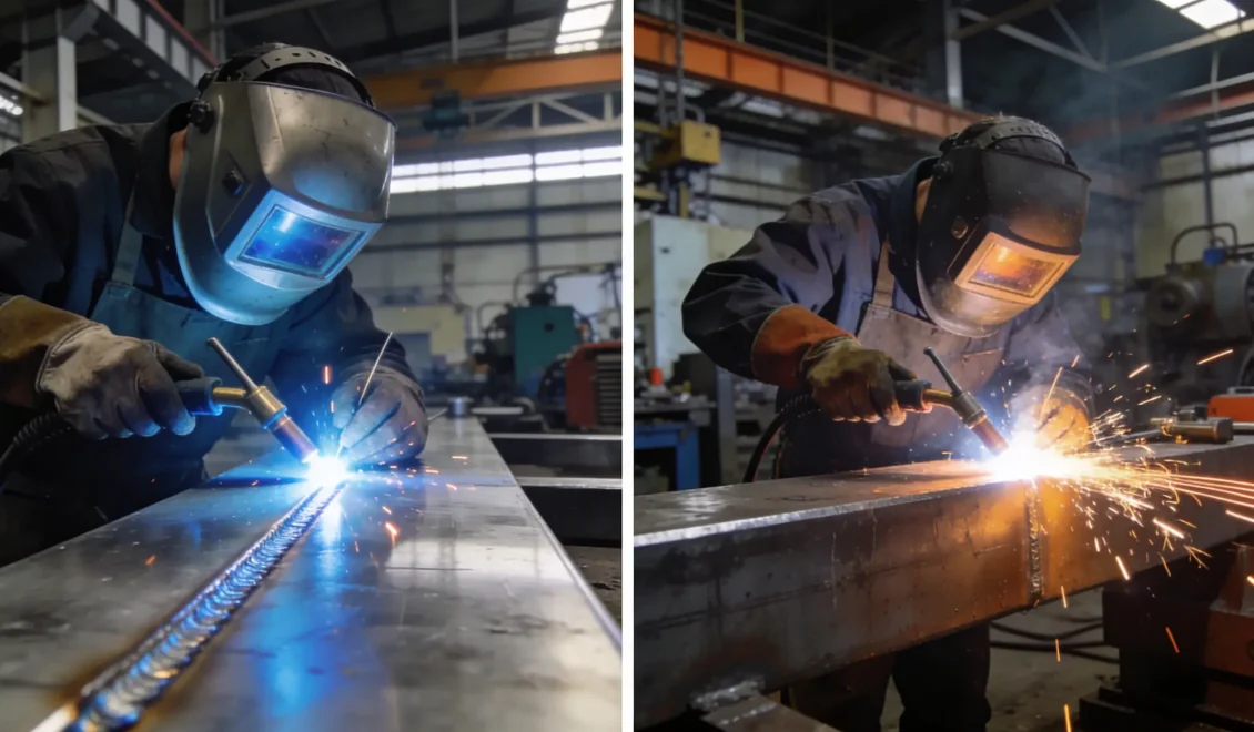 perbedaan las TIG dan MIG